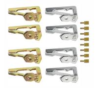 tooloflife Time Switch Tripper Kit Replacement Part Compatible with Intermatic 156T1978A for T100 Series Timers (4 Silver ON Paddles and 4 Gold OFF Paddles, 8 Mounting Screws)