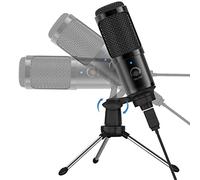 tooloflife USB Microphone Kit, Distinctive Cardioid Polar Pattern, Noise-Canceling, Includes Stand, USB Cable for Mac and Windows Vista, XP