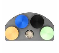 tooloflife Watch Oiler Dishes, 4 Plates Greasing Cups Holder, Watch Oil Cup Stand for Professional Watchmaker Repairing Accessory