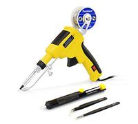 Toolour 60W Soldering Iron Gun with Auto Wire Feeder - One-Handed Fast Heating, Ergonomic Grip, Fast Work, 5-in-1 Kit for DIY & PCB Repair