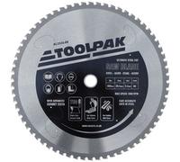 Toolpak Cermet Circular Saw Blade - 355mm X 66 Teeth - Hardened Tempered Body - For Mild Steel Only