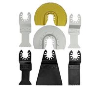 Toolpak Oscillating Multi-Tool Blade Set - 7 Piece Universal Fitting - For Wood, Metal, Grout & Plastic