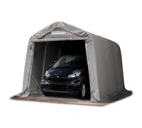 TOOLPORT 2,4x3,6m portable garage, PVC, grey, without statics package - (67836)