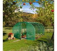 TOOLPORT 2x3m polytunnel greenhouse, PE, green - (8988)