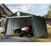 TOOLPORT 3.3x4.7m Carport Tent / Portable Garage, PE 450, dark green - (7819)