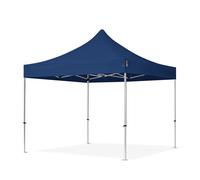 TOOLPORT 3x3m PES 800 Pop up gazebo PROFESSIONAL Aluminium 40 mm, blue - (600152)