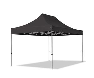 TOOLPORT 3x4.5m PES 800 Pop up gazebo PROFESSIONAL Aluminium 40 mm, black - (600198)