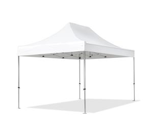 TOOLPORT 3x4.5m PES 800 Pop up gazebo PROFESSIONAL Aluminium 40 mm, white - (600192)