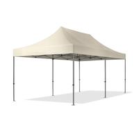 TOOLPORT 3x6m PES 750 Pop Up Gazebo PREMIUM Steel 40 mm, cream - (600070)
