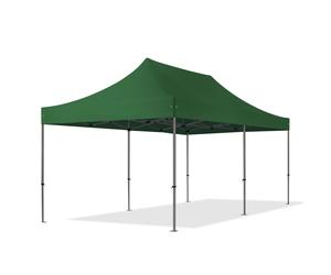 TOOLPORT 3x6m PES 750 Pop Up Gazebo PREMIUM Steel 40 mm, dark green - (600073)