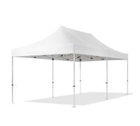 TOOLPORT 3x6m PES 800 Pop Up Gazebo PROFESSIONAL Aluminium 40 mm, white - (600215)