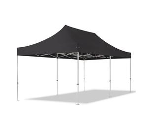 TOOLPORT 3x6m PVC 850 Pop Up Gazebo PROFESSIONAL Aluminium 40 mm, black - (59122)