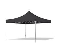 TOOLPORT 4x4m PES 800 Pop up gazebo PROFESSIONAL Aluminium 40 mm, black - (600174)
