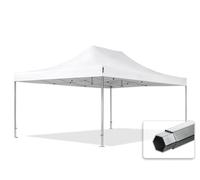 TOOLPORT 4x6m PVC 850 Pop Up Gazebo PROFESSIONAL Aluminium 50 mm, white - (578684)