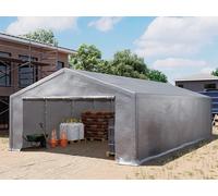 TOOLPORT 5x10m storage tent, PE, grey - (4774)