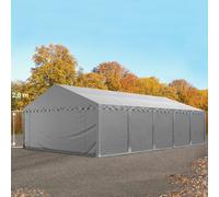 TOOLPORT 5x10m storage tent, PVC, grey - (2333)