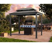 TOOLPORT BBQ 2,75x1,8m BBQ gazebo, Hardtop with ventilation - (300218)