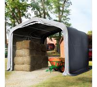 TOOLPORT Field shelter 4x4m, PVC 850, soil - (49904)