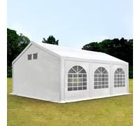 TOOLPORT FLEX 4x6m Marquee / Party tent, w. ground frame, PE 550, white - (92102)