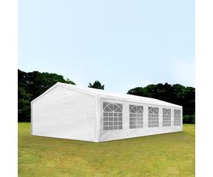 TOOLPORT FLEX 5x10m Marquee / Party tent, PE 350, white - (90104)