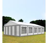 TOOLPORT FLEX 5x10m Marquee / Party tent, PE 450, grey-white - (91124)