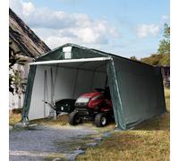 TOOLPORT 3.3x6.2m Carport Tent / Portable Garage, PE 450, dark green - (7820)