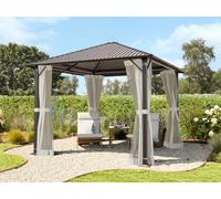 TOOLPORT Moonlight 3x3m garden gazebo, Hardtop, 4 sides, cream - (300220)