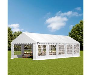 TOOLPORT PRO 3x10m Marquee / Party tent, PVC 700, white - (6137)