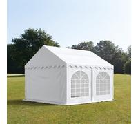 TOOLPORT PRO 3x5m Marquee / Party tent w. ground frame, PVC 750, white - (2629)