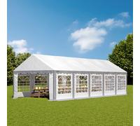 TOOLPORT PRO 4x10m Marquee / Party tent, PVC 700, grey-white - (6111)