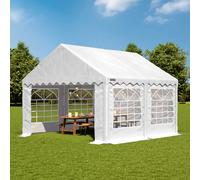 TOOLPORT PRO 4x5m Marquee / Party tent, PVC 700, white - (8645)