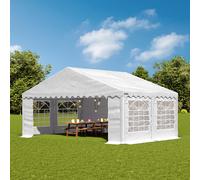 TOOLPORT PRO 5x5m Marquee / Party tent, PVC 700, white - (5107)