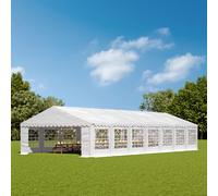 TOOLPORT PRO 6x14m Marquee / Party tent, PVC 700, white - (5109)