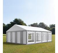 TOOLPORT PRO 6x8m Marquee / Party tent, PVC 700, grey-white - (6054)