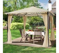 TOOLPORT Rendezvous Garden Gazebo Rendezvous Classic, 3x3m, champagne - (300109)