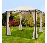 TOOLPORT Rendezvous Garden Gazebo Rendezvous Premium, 3x3m, champagne - (300113)