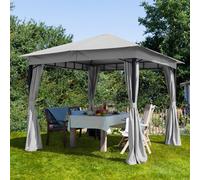 TOOLPORT Sunset Garden Gazebo Sunset Classic, 3x3m, stone - (300040)