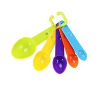 Tools 1 Set Measuring Spoon Hanging Hole Design Precise with Clear Scale Easy to Clean Convenient DIY Cake Plastic Multicolor Measure Scoop