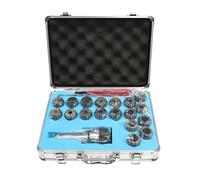 Tools 18Pcs ER32 Collet Set Spring Collet Set MT3 Shank Chuck Milling Accessories Lathe Accessories Clamping Drills Milling End Milling Cutter
