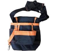 Tools Belt Bag,Professional Tool PouchOxford Tool Bag Belt Waist Bag Outdoor Work Hand Tools Hardware Storage Electrician Gardening Tool (Color : Grey) (Color : Geel)