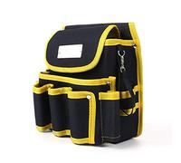 Tools Belt Bag,Professional Tool PouchTool Waist Bag,Tool Belt Pouch, Fixer Electrician Waterproof Cloth Rivet Fixing Tool Bag (Color : Black) (Color : Svart) (Color : Yellow+Black)