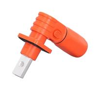 Tools Compatible with 2Pcs Flexible Connector 200A for Vehicle Energy Battery Storage, Reverse Polarity Protection, for BMS and Energy Storage on Electric Vehicles (Black)(Orange)