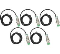 Tools Compatible with 5pcs Inductive Proximity Sensor M18 NPN Normally Open 6-36VDC Non Contact Approach Sensor Switch