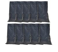 Tools House Heavy Duty Black Rubble Sacks - Refuse Bag - 50 x 76cm / 20x 30 inch, Ideal for Building Sites, Decorating, House clearances, Soil, Renovation Sites & Gardening, Builder Sacks (10)