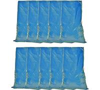 Tools House Heavy Duty Blue Rubble Sacks - Refuse Bag - 50 x 76cm / 20x 30 inch, Ideal for Building Sites, Decorating, House clearances, Soil, Renovation Sites & Gardening, Builder Sacks (100)