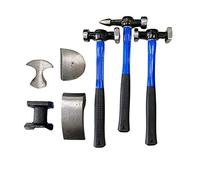 Tools House™ TH0308 7 pieces car body repair kit beating hammers and precision body repair dollies in blue carry case