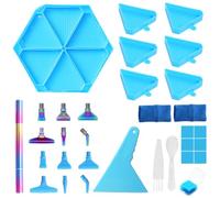 Tools Kit with Brush Spoon and Pen Tips Diamond Art Accessories Tool Kit
