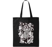 Tools Robot Mechanic Tool Master I Am Engineer Natural Ecological Cotton Tote Bag Black