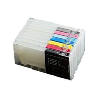 Tools T6361-T6369 T636A T636B Refillable Ink Cartridges with Chip for compatible with Epson Stylus PRO 7890 9890 7908 9908 7900 9900 7910 9910 printer(T6361 PBK)