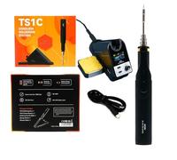 TOOLSAGE Soldering Station TS1C Cordless Smart Digital Bluetooth Soldering Iron Kit Fast Heating Up Portable Original Welding Tool with TS80/80P B02 Tip